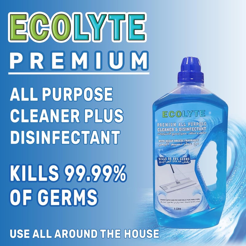 ECOLYTE+ منظف ومعقم متعدد الاستخدامات - نسيم المحيط - Image 5